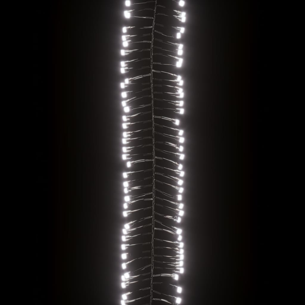 vidaXL LED-Lichterkette mit 3000 LEDs Kaltweiß 23 m PVC
