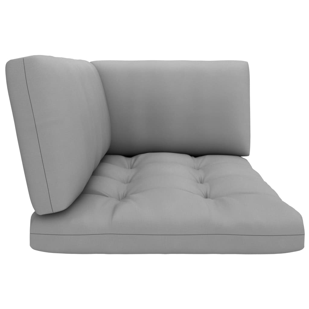 vidaXL 2-Sitzer-Palettensofa mit Kissen Grün Imprägniertes Kiefernholz