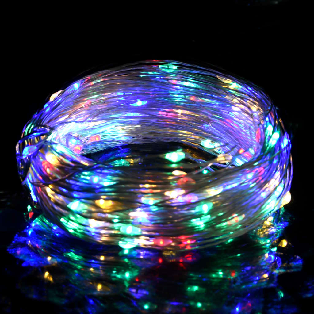 vidaXL LED-Lichterkette mit 300 LEDs Mehrfarbig 30 m