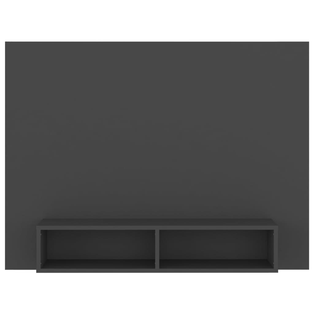 vidaXL TV-Wandschrank Grau 120x23,5x90 cm Holzwerkstoff