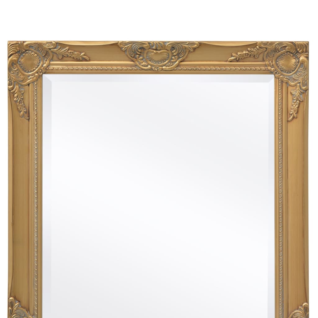 vidaXL Wandspiegel im Barock-Stil 120x60 cm Golden
