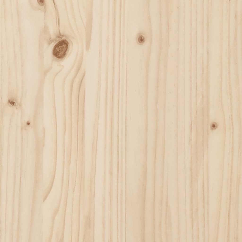 vidaXL Massivholzbett Kiefer 120x190 cm