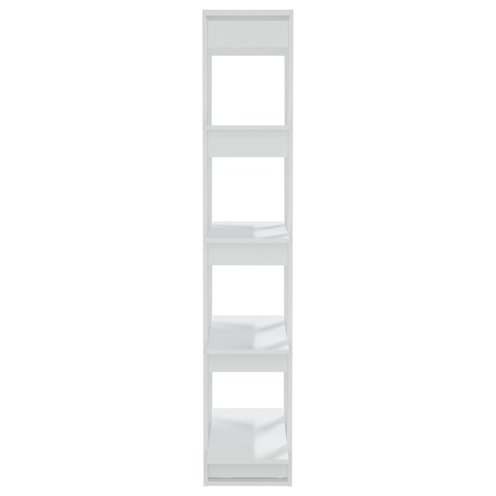 vidaXL Bücherregal/Raumteiler Weiß 80x30x160 cm Holzwerkstoff