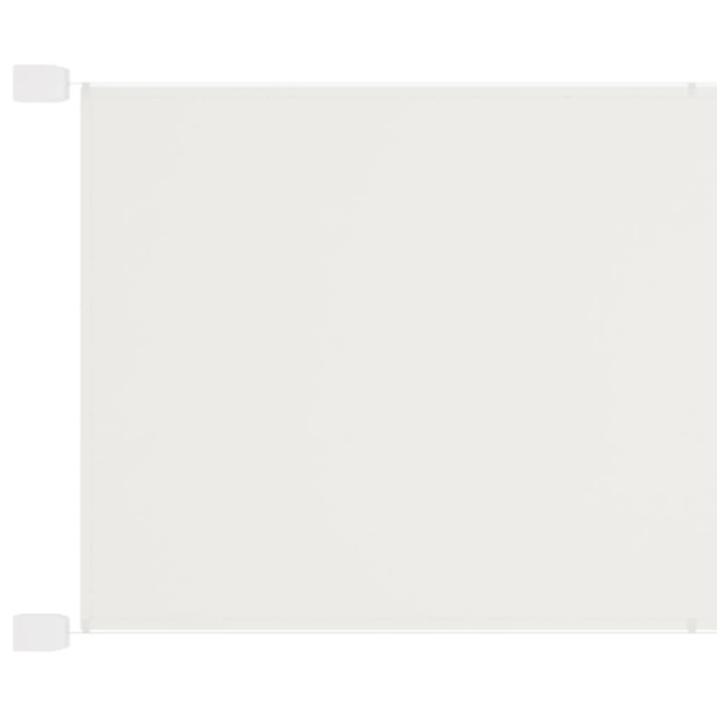 vidaXL Senkrechtmarkise Weiß 100x420 cm Oxford-Gewebe