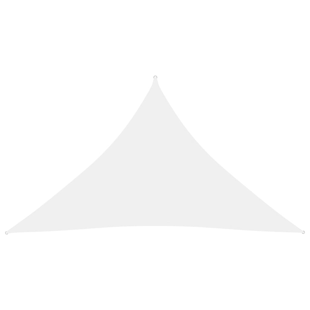 vidaXL Sonnensegel Oxford-Gewebe Dreieckig 4x4x5,8 m Weiß