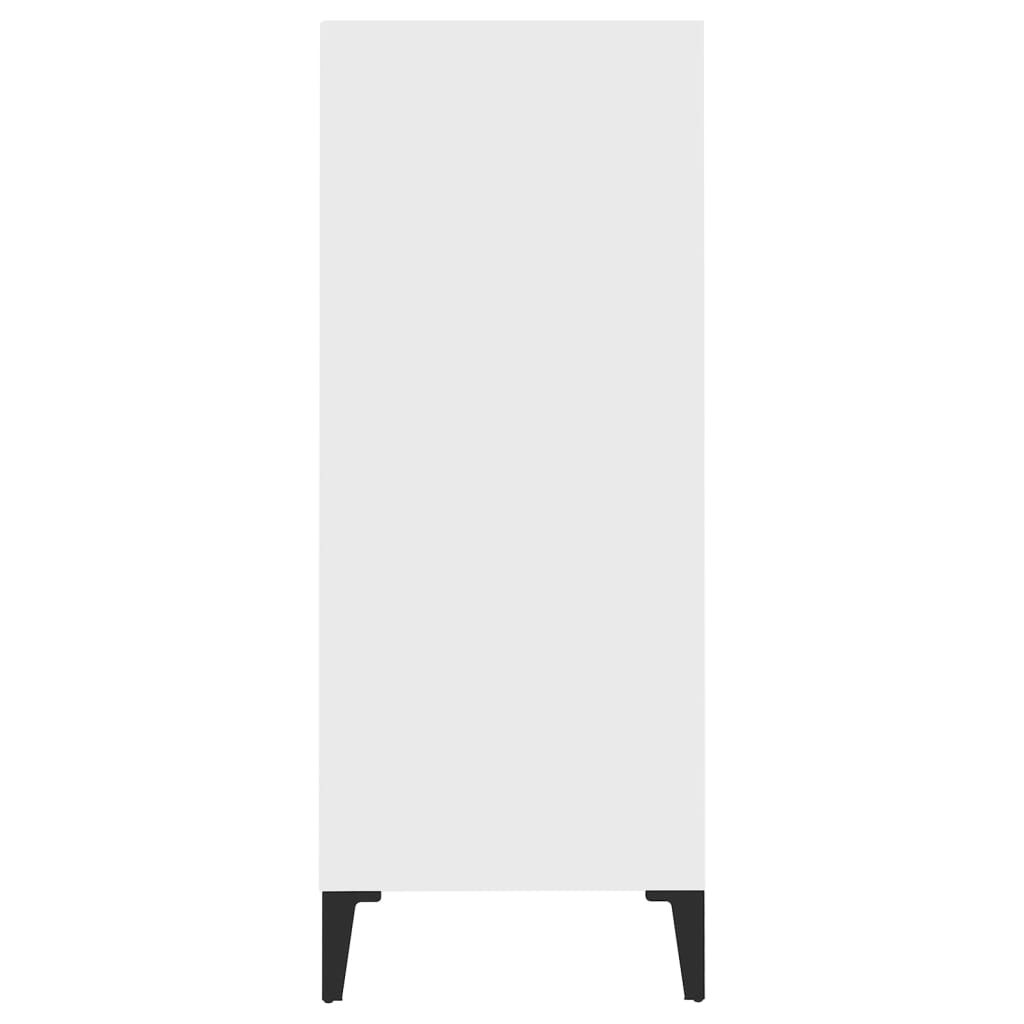 vidaXL Sideboard Weiß 57x35x90 cm Holzwerkstoff