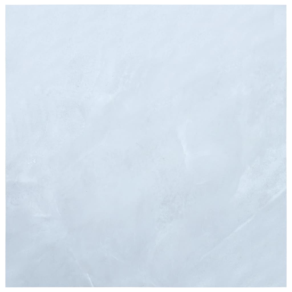 vidaXL PVC-Fliesen Selbstklebend 20 Stk. 1,86 m² Weißer Marmor