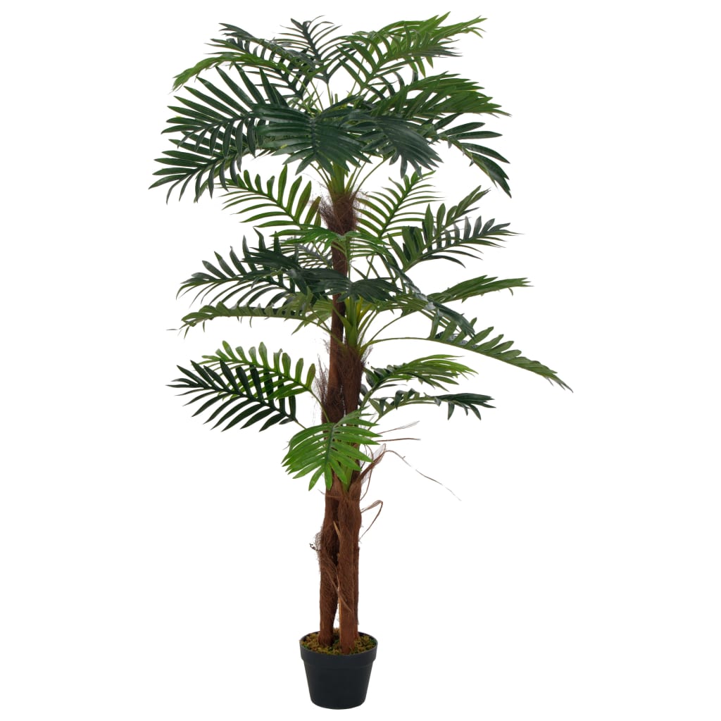 vidaXL Künstliche Pflanze Palme mit Topf Grün 165 cm