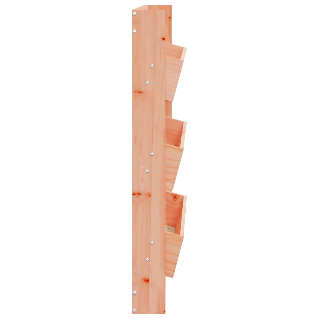 vidaXL Wand-Pflanzkübel 3 Fächer 60x18,5x110 cm Massivholz Douglasie