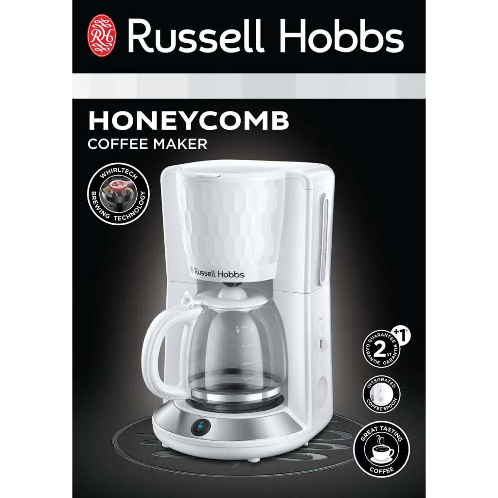Russell Hobbs Kaffeemaschine Honeycomb Weiß