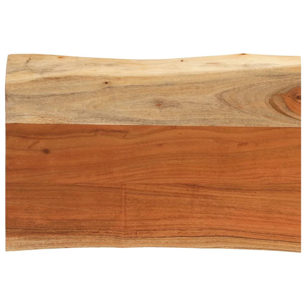 VidaXL Tischplatte 70x60x1,5 Cm Rechteckig Raues Massivholz Mango