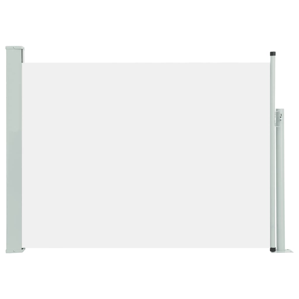 vidaXL Ausziehbare Seitenmarkise 100×500 cm Creme