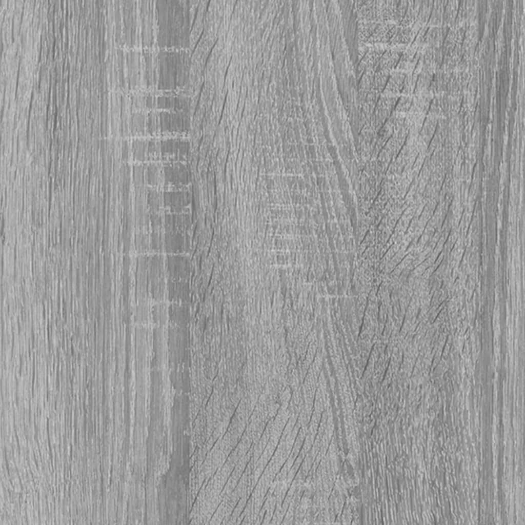 vidaXL Highboard Grau Sonoma 70x34x180 cm Holzwerkstoff