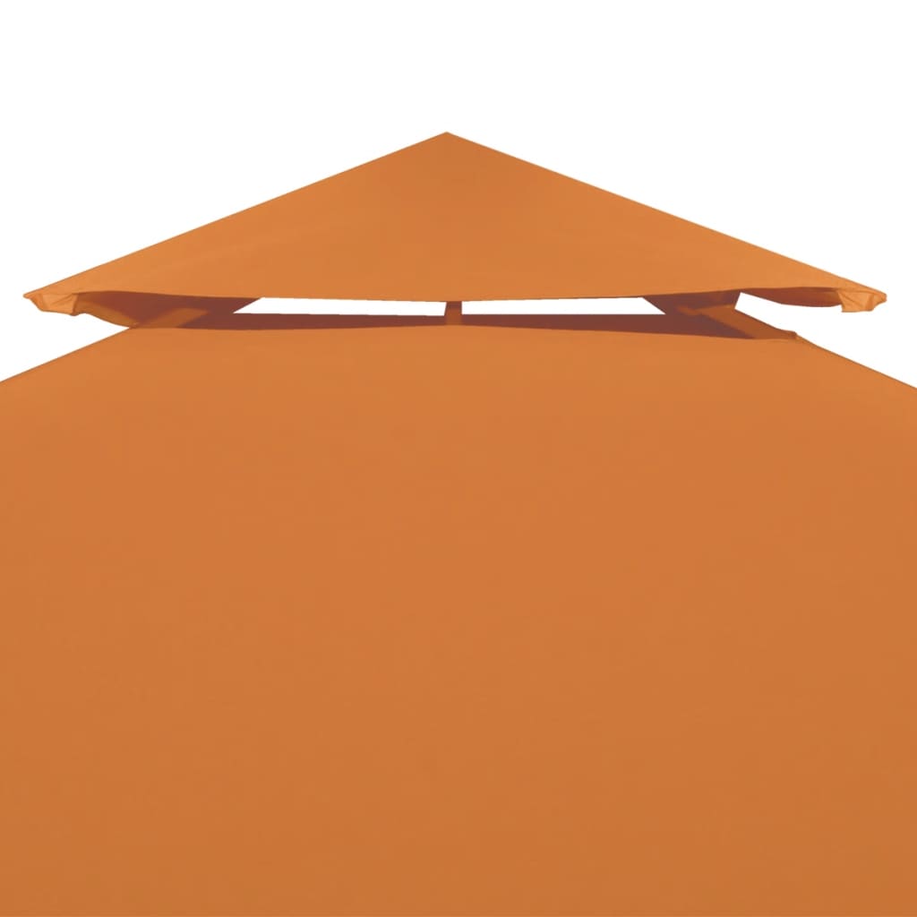 vidaXL Pavillon-Ersatzdach 310 g/m² Orange 3x3 m