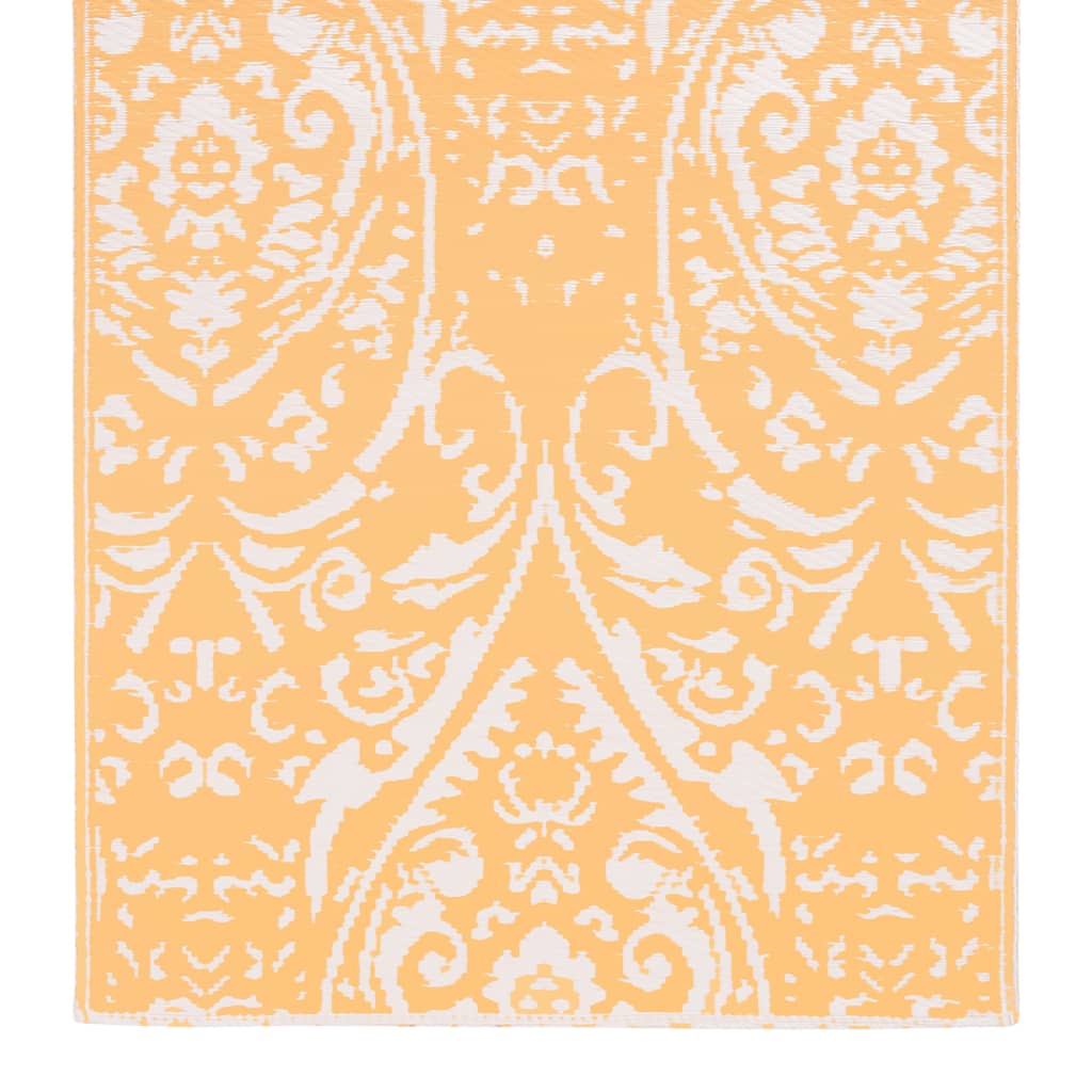 vidaXL Outdoor-Teppich Orange und Weiß 80x150 cm PP