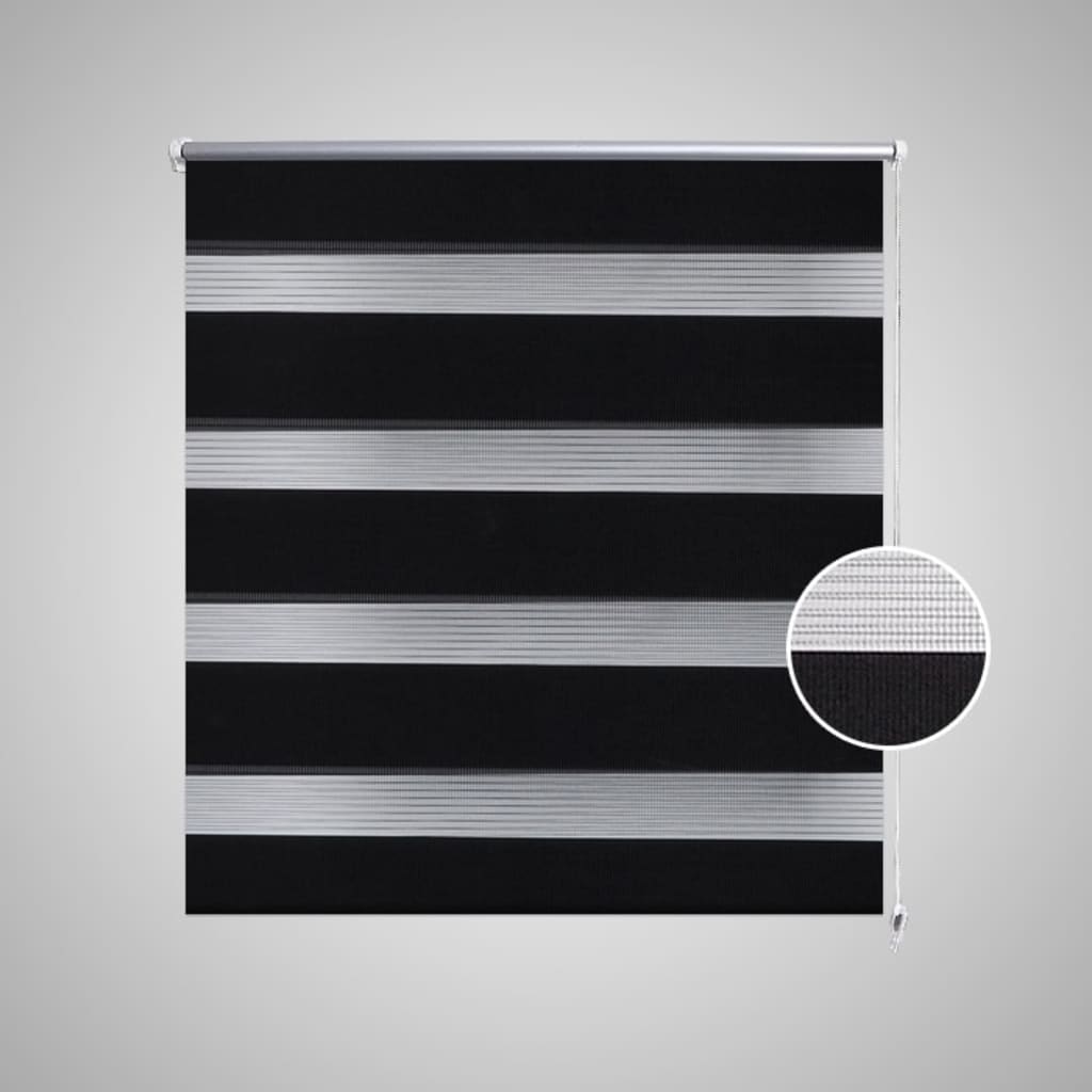 Doppelrollo 40 x 100 cm schwarz