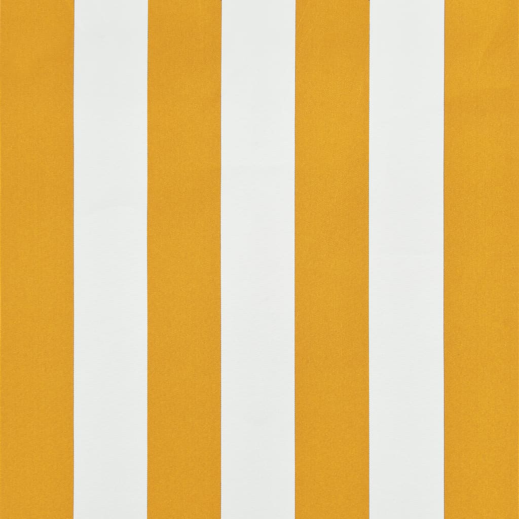 vidaXL Einziehbare Markise 100×150 cm Gelb und Weiß