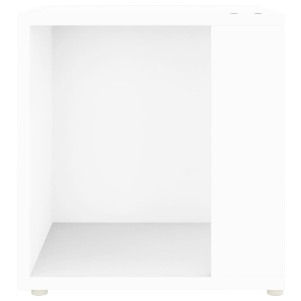 vidaXL Beistelltisch Weiß 33x33x34,5 cm Holzwerkstoff