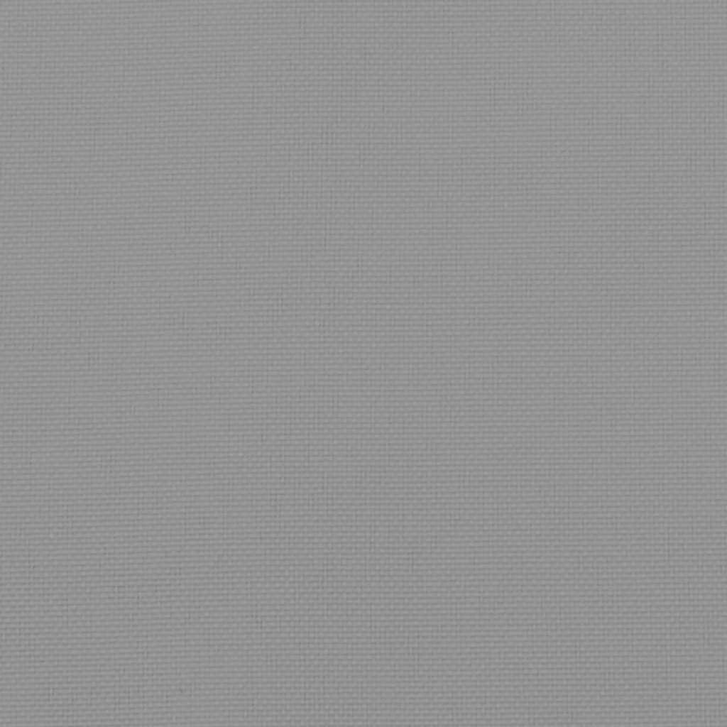 vidaXL Gartenbank-Auflage Grau 120x50x7 cm Oxford-Gewebe