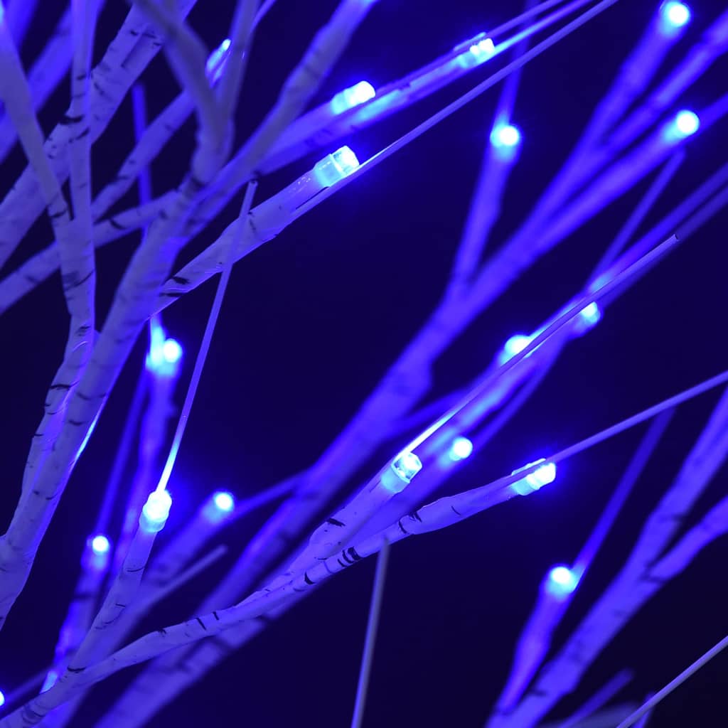 vidaXL Weihnachtsbaum 180 LEDs 1,8m Blau Weide Indoor Outdoor