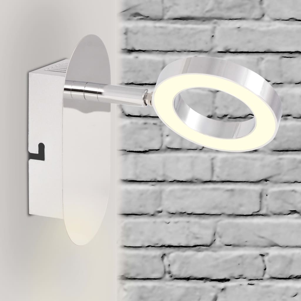 vidaXL LED-Wandleuchte mit 1 Lampe Warmweiß