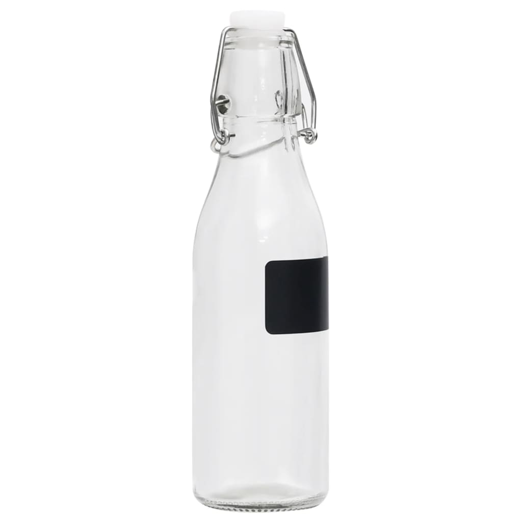 vidaXL Glasflaschen mit Bügelverschluss 6 Stk. Rund 250 ml