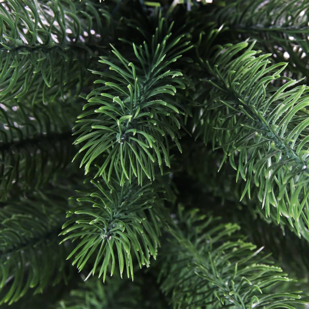 vidaXL Künstlicher Weihnachtsbaum Naturgetreue Nadeln 90 cm Grün