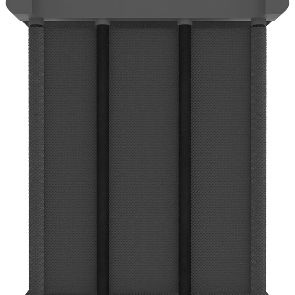 vidaXL Würfel-Regal mit Boxen 5 Fächer Grau 103x30x72,5 cm Stoff