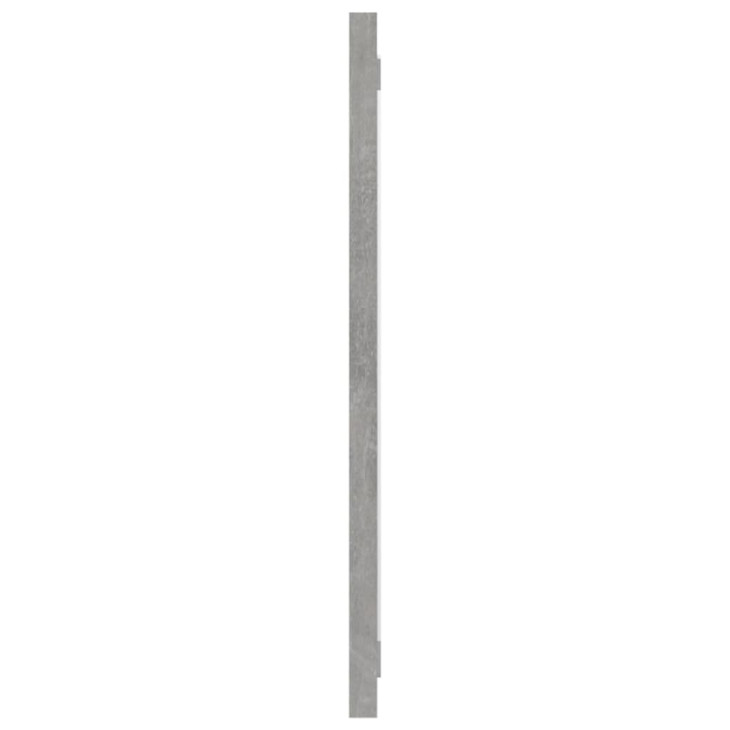 vidaXL Badspiegel Betongrau 90x1,5x37 cm Holzwerkstoff