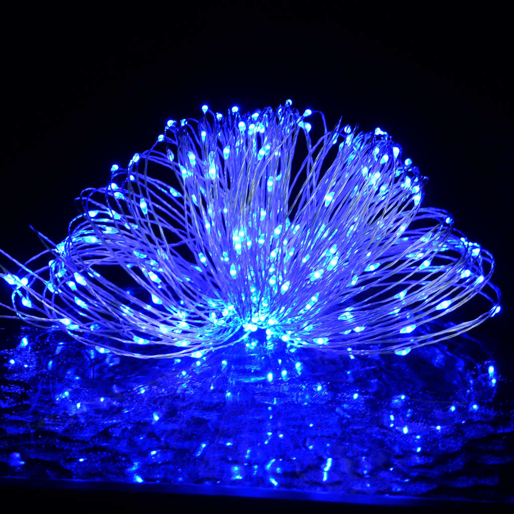 vidaXL LED-Lichterkette mit 300 LEDs Blau 30 m