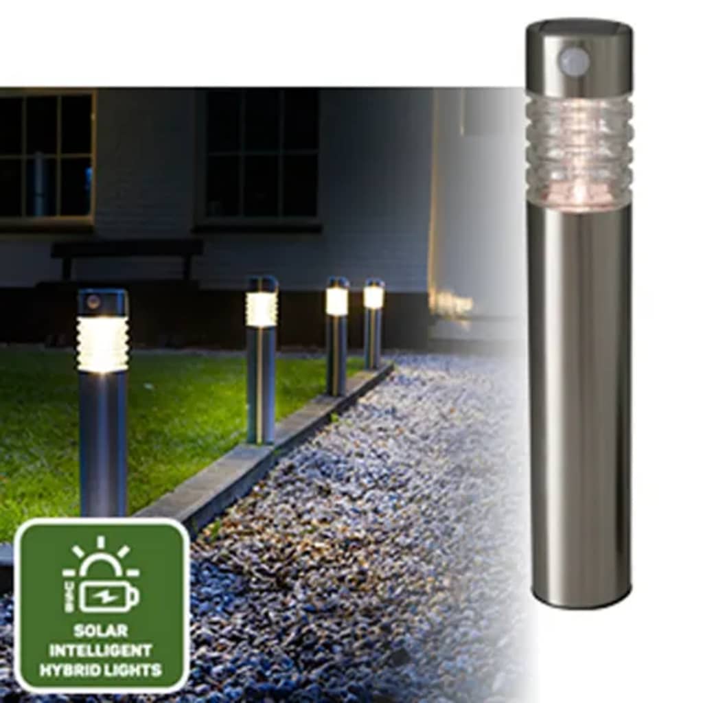 Luxform Intelligente Hybride LED-Garten-Solarleuchte Arizona PIR