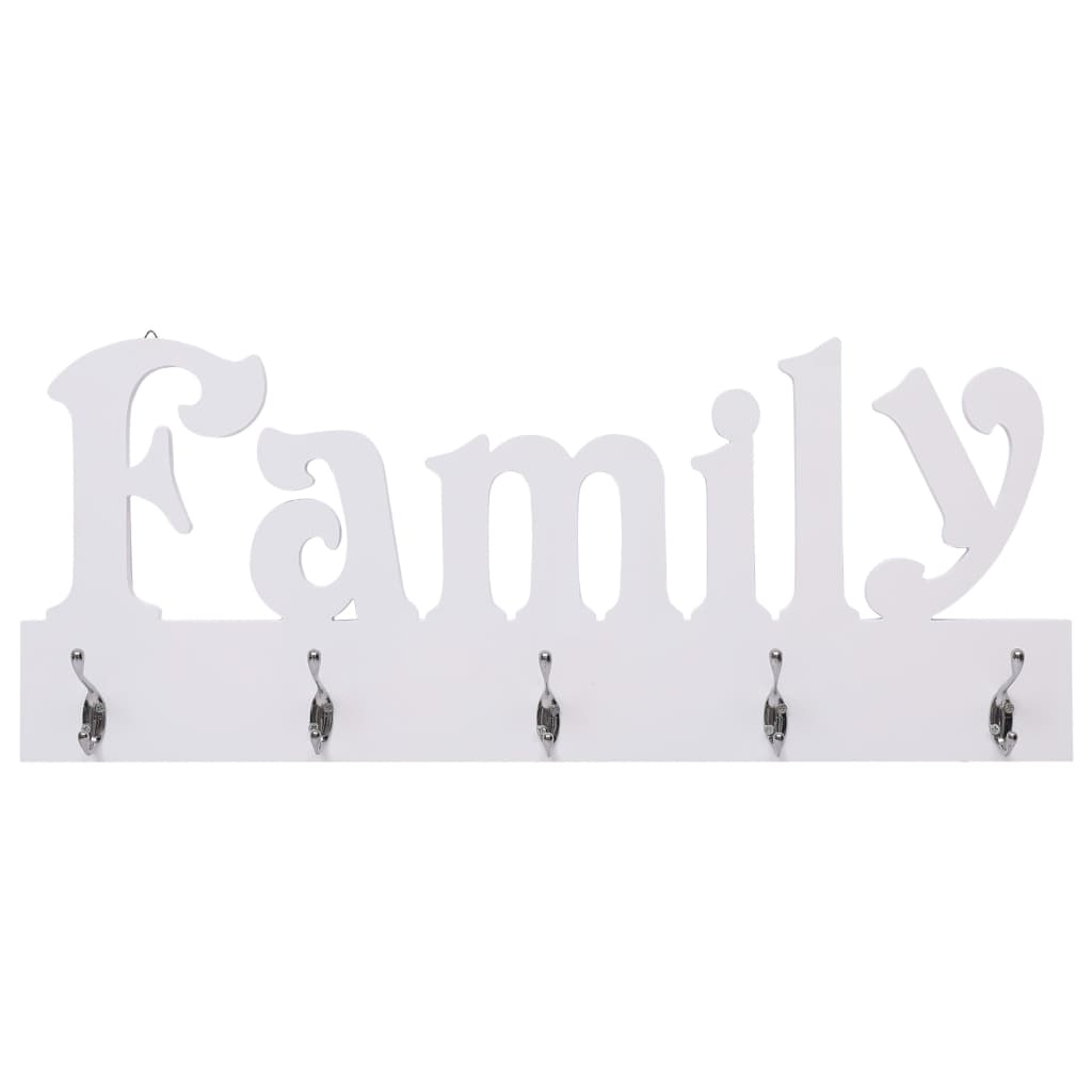 vidaXL Wandgarderobe FAMILY 74 x 29,5 cm