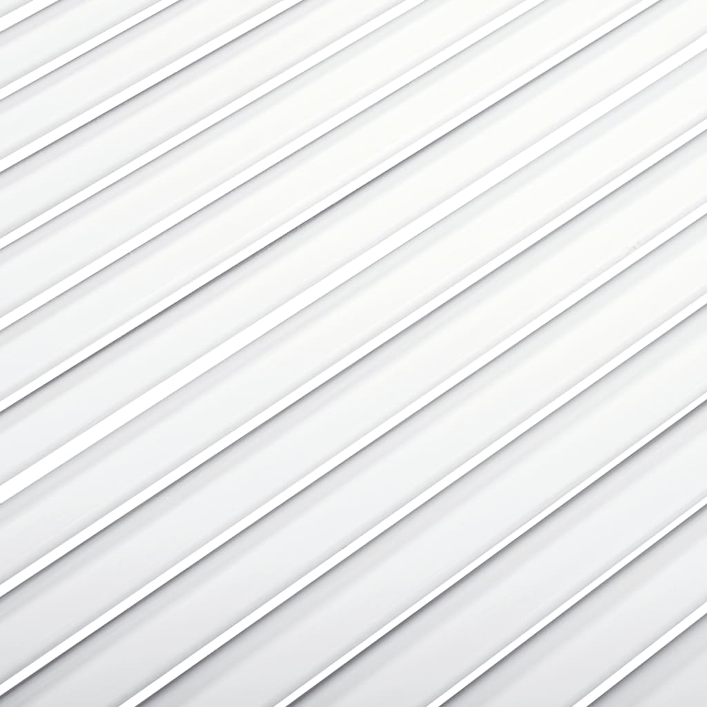 vidaXL Lamellentür Massivholz Kiefer Weiß 99,3x49,4 cm