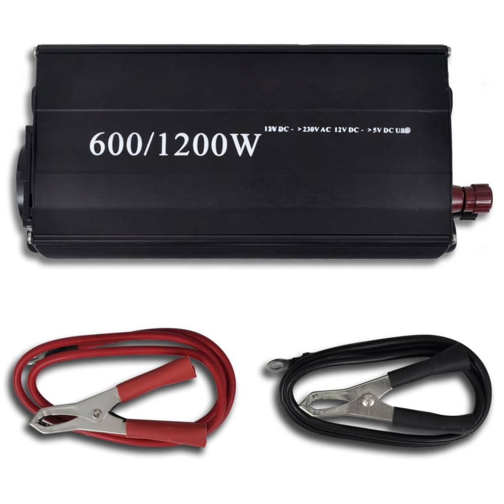 Spannungswandler 600-1200 W mit USB
