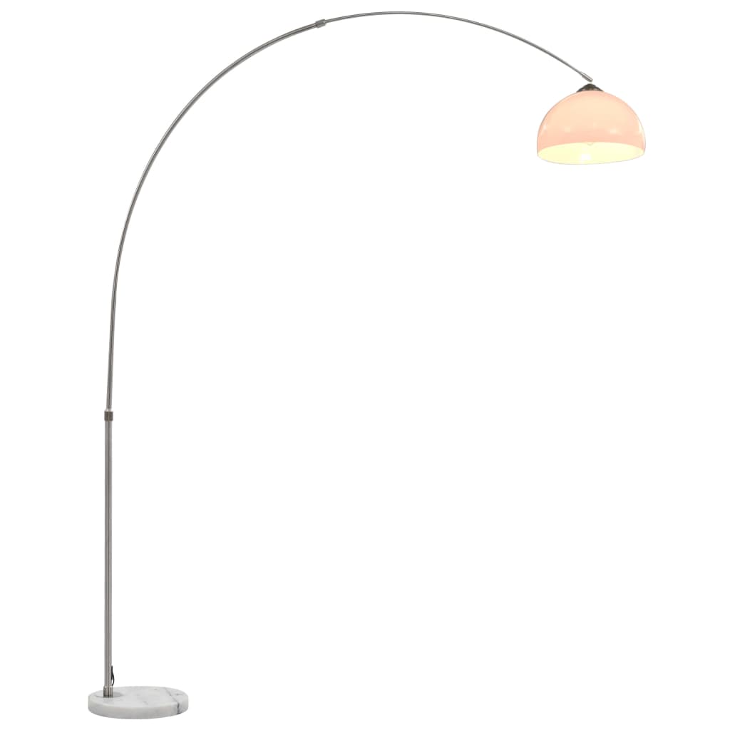 vidaXL Bogenlampe 60 W Silbern E27 200 cm