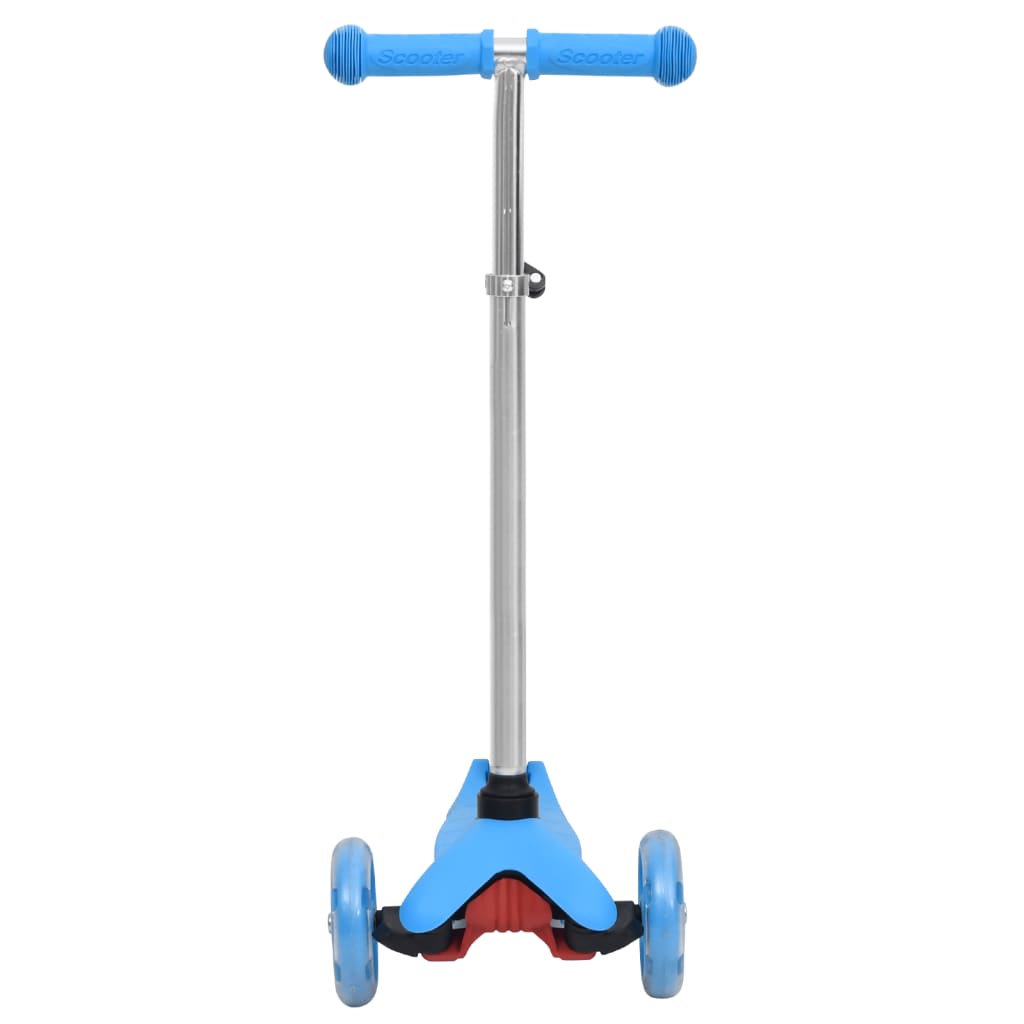 vidaXL 3-Rad-Kinderroller mit Verstellbarem Aluminium-Lenker Blau