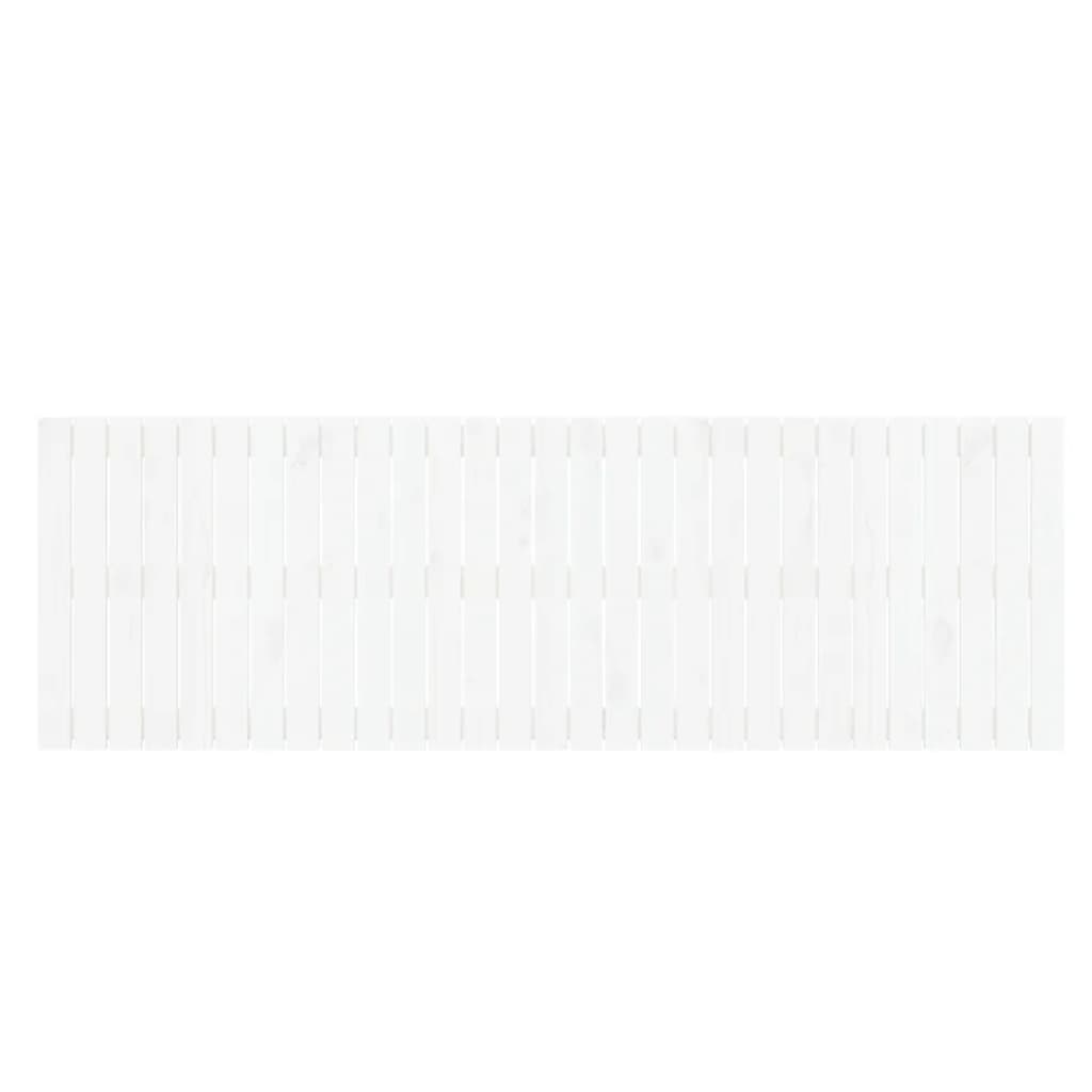 vidaXL Wand-Kopfteil Weiß 185x3x60 cm Massivholz Kiefer