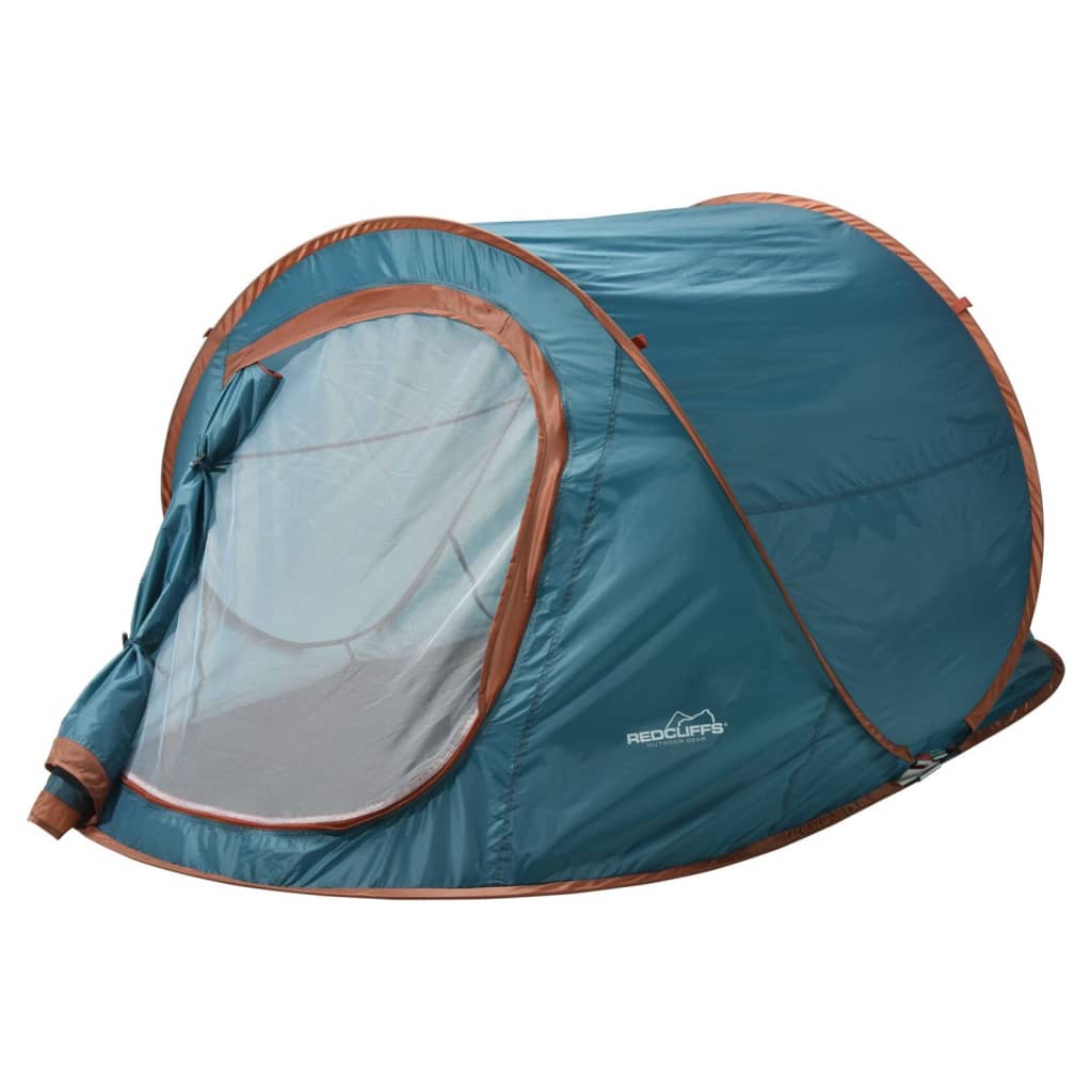 Redcliffs Pop-Up-Zelt für 1-2 Personen 220x120x95 cm Blau