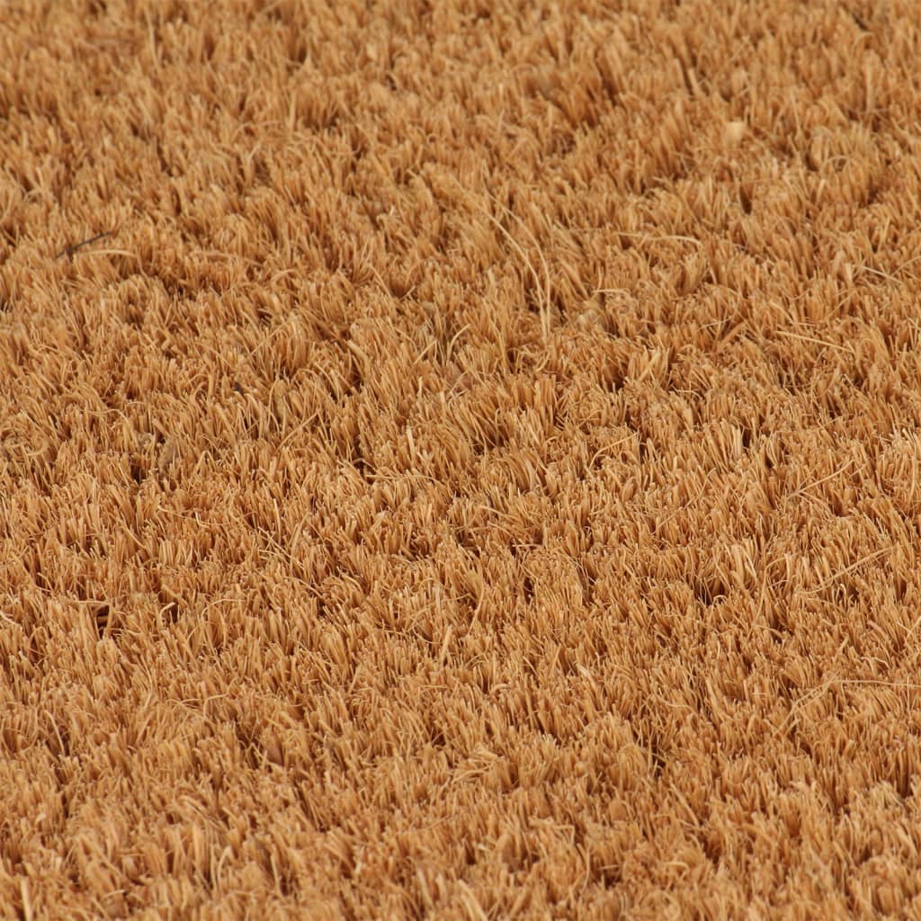 vidaXL Fußmatten 5 Stk. Natur 40x60 cm Kokosfaser Getuftet