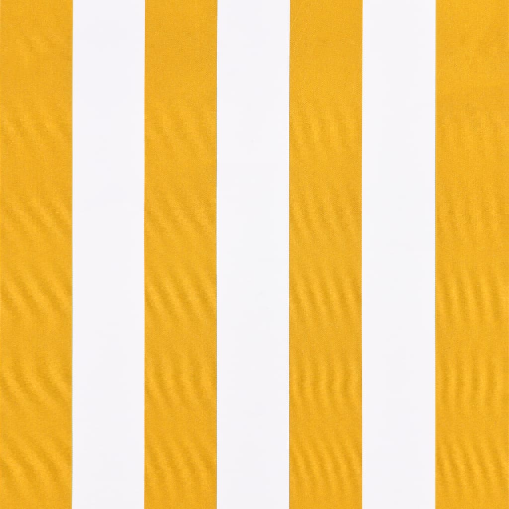 vidaXL Bistro-Markise Orange und Weiß 400 x 120 cm