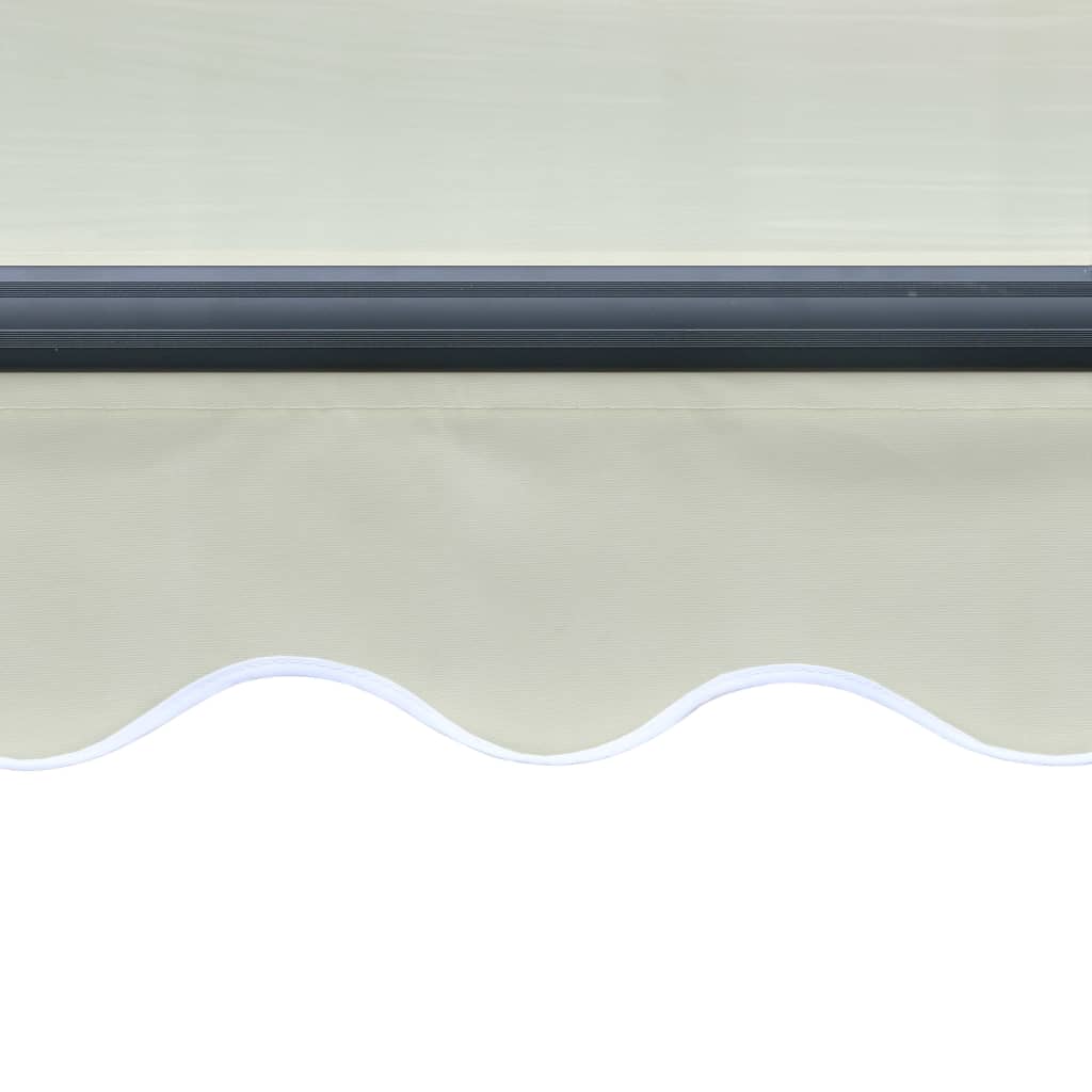 vidaXL Einziehbare Markise mit Windsensor & LED 600x300cm Creme