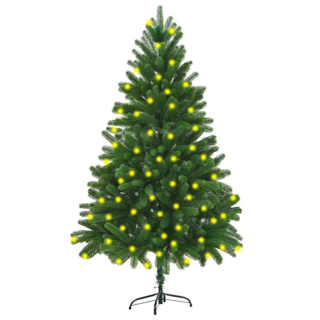 vidaXL Künstlicher Weihnachtsbaum mit Beleuchtung 180 cm Grün