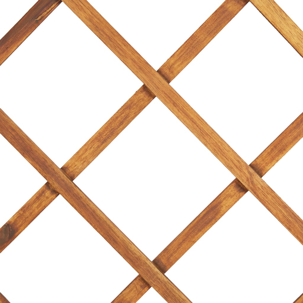 vidaXL Hochbeet mit Spalier 80×38×150 cm Akazie Massivholz