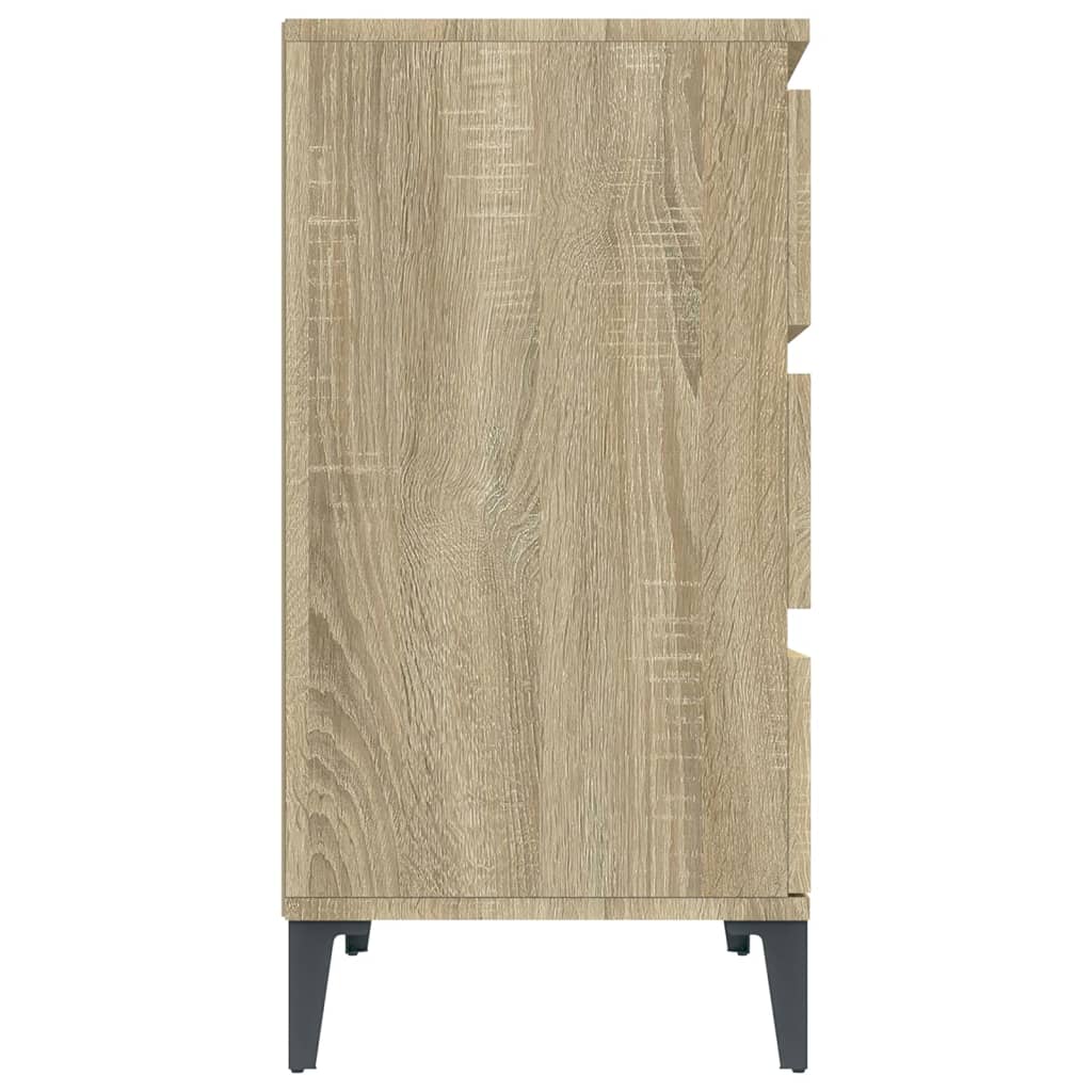 vidaXL Sideboard Sonoma-Eiche 60x35x70 cm Holzwerkstoff