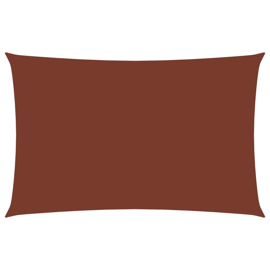vidaXL Sonnensegel Oxford-Gewebe Rechteckig 6x8 m Terrakotta-Rot