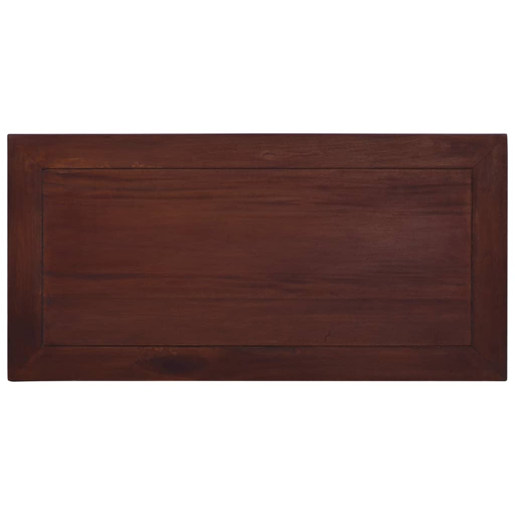vidaXL Couchtisch Klassisch Braun 100x50x30 cm Massivholz Mahagoni