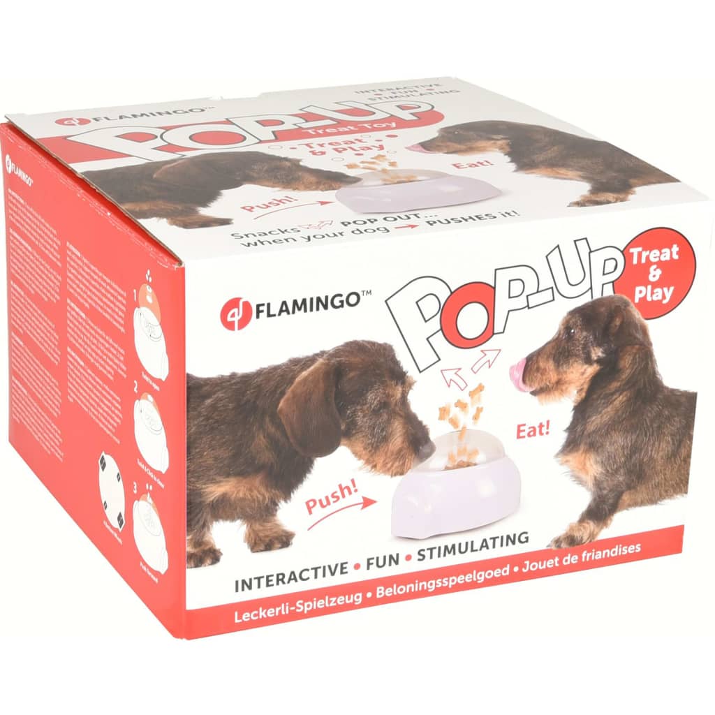 FLAMINGO Pop-up-Hundespielzeug 20x18 cm