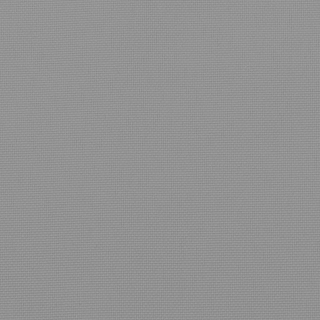 vidaXL Gartenbank-Auflage Grau 200x50x3 cm Oxford-Gewebe