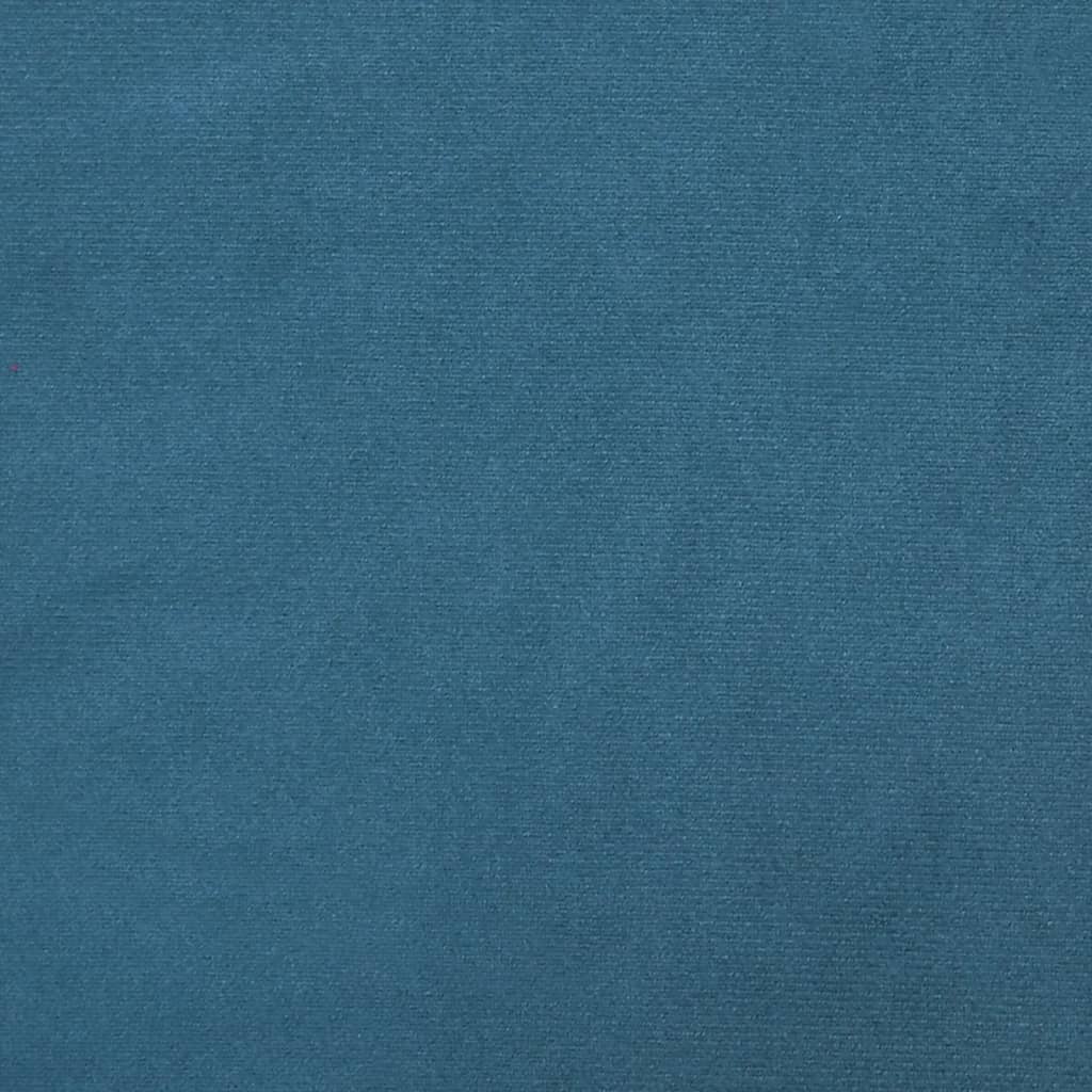 vidaXL Sessel Blau 63x76x80 cm Samt