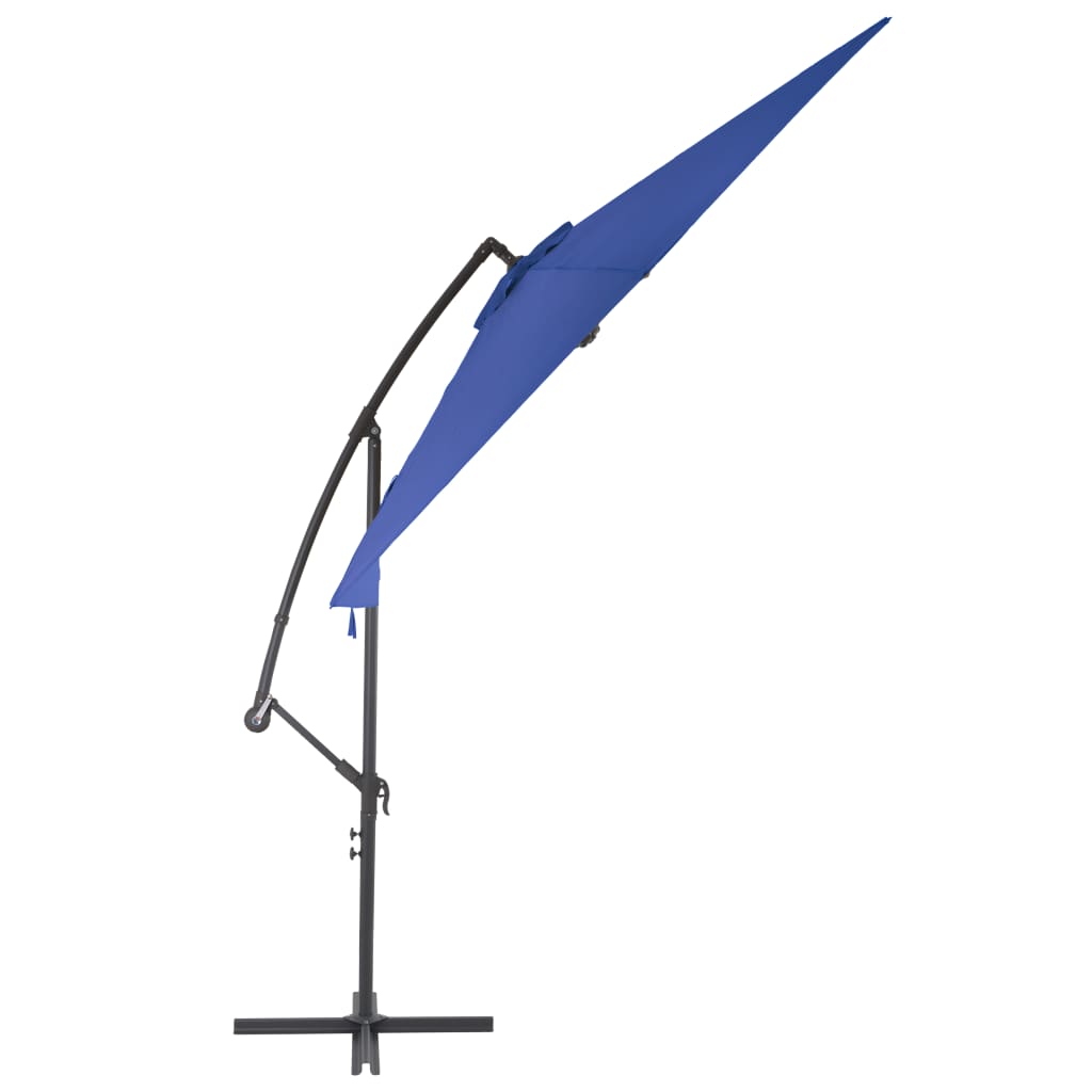 vidaXL Ampelschirm mit Alu-Mast 300 cm Blau
